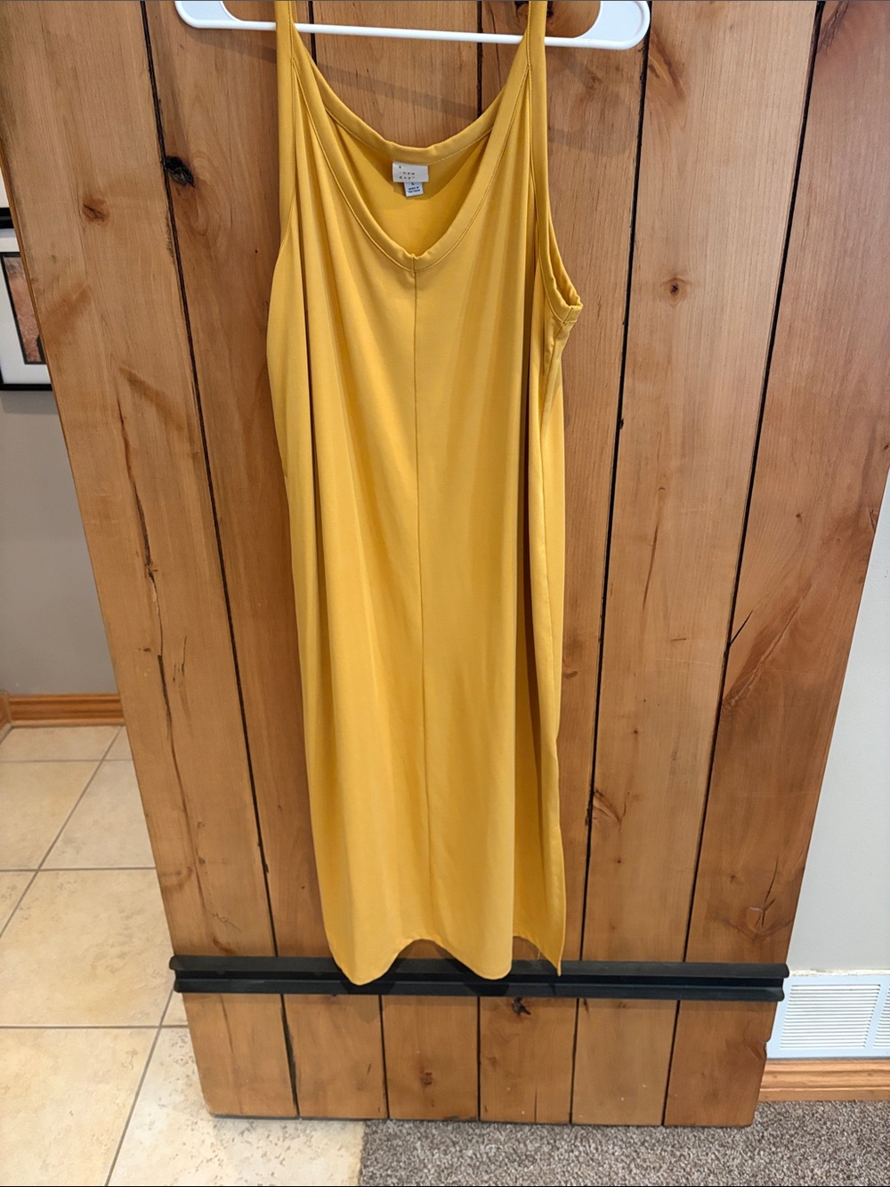 a new day Mustard Yellow Sleeveless V-Neck Dress